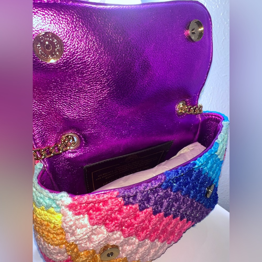 🌟New Kurt Geiger Medium Crochet Kensington Crossbody - Picture 6 of 10